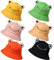 Süße Frosch-Eimerhüte, Strand, Fischerhut, Sommer, Sonnenschutzkappe für Erwachsene, Grün, Gelb, Schwarz, Orange, Rosa, Khaki, Medium