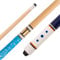 Stradivari Billard-Queue „Captain“ | 2-teilig, 140 cm lang | Hartholz Unterteil, Buchsbaum Oberteil | Austauschbare Schraubspitze