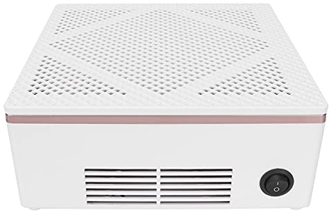 Collettore di polvere ventilatore per unghie potente, aspirapolvere per unghie silenzioso 60 W 100-240 V per saloni di manicure a casa, fai da te unghie per manicure principianti(tradurre)
