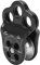 EVTSCAN 30KN Hitch Climber Pulley Rescue Equipment Dual Bearing für Rigging Schleppen Baumpfleger Baumklettern