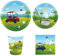 Golf Party Decorations.Golf Party Supplies includes Party Plates, Dessert Plates,Cups, Napkins for Golf Birthday Party,Golf Party Favors,Golf themed baby shower