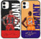 nurkorki [2 Stück Handyhülle für iPhone 11 Hülle 6,1,Basketball Player Star 23 24 Design Muster Weich Premium TPU Silikon Design Case Stoßfest Cover Kompatibel mit iPhone 11