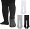 Durio Collants pour bébé en coton avec bouchon antidérapant et chaud, 3 paires : noir, blanc et gris, 0-6 Mois
