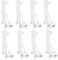 8 Pcs Spare Cord Pull for Ceiling Switch, White Light Pull Cord Replacement Bathroom Rope Light Pull Cord Nylon Pull Cord Light Switch Bath Light Pull Cord and String for Bathroom Bedroom