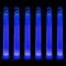 WedDecor Neon Farben Ultra Hell Fluoreszierend Leuchtstab Rohre Tragegurt Premium Fluoreszierend Stangen Licht Stäbe für Abschlussfeier, Camping, Neu Year S Eve, 6 Inches, 25pcs, Blau