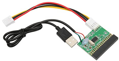 Lazmin112 1.44MB 3.5in Floppy Drive Connector, 34 PIN to USB Cable Adapter, for 1.44MB Floppy Drive, Help Use the U Disk As A Disk, for OS Xp Me