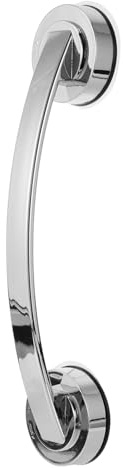 jojofuny Wall Mounted Bathroom Handrail Suction Cup Grab Bar Safety Support for Elderly and Children Non-Drill Bathroom Armrest for Bathtub Toilet Shower Entry Stability Aid 11.8 Inch