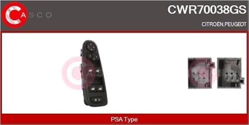 CASCO CWR70038GS Schalter Psa Glasheber