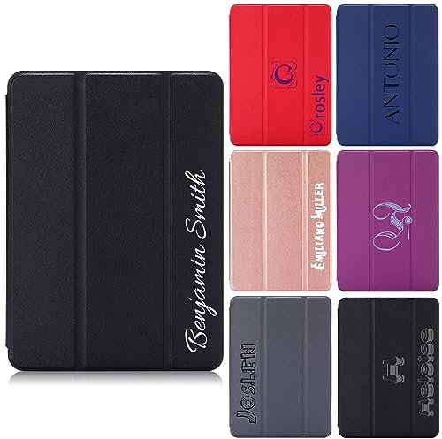 JGOYGYI Personalisierte hülle kompatibel mit iPad Pro 11 2022/2021/ 2020 (4/3/ 2 Generation),Hülle mit Eigenem Name Individuelle,Dünne Leichte Dreifach Falt Klapp Tablet Schutzhülle