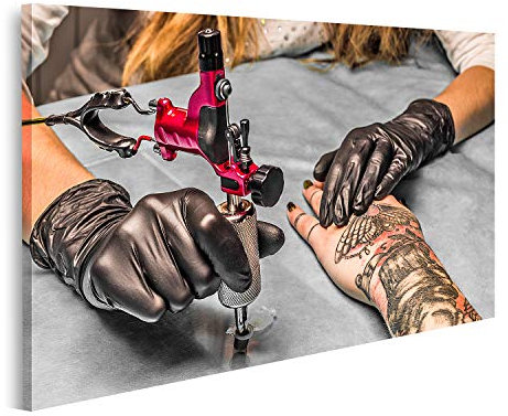 islandburner Prime Bild auf Leinwand Tattoo Artist Frau Maschine Bilder Wandbilder Poster