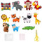 RXKFIGX Kinder Nähen Set 10 Stücke Handwerk Set Kinder Wald Tier Anfänger Nähen Pack DIY Kunst Handwerk Geschenk Kinder für Jungen und Mädchen Pädagogische kreative Sets Nähen Handwerk Set