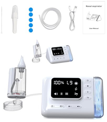 Aspirateur nasal électrique professionnel | Mouche-bébé | Mouche bebe electrique | Lavage nez | Hygiène de bébé | Aspire nez bebe | Ideal nettoyage petits | Accessoire soin bebes | Freenose Pro 2