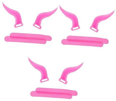 Hemobllo 3pairs Devil Horns Headphone Decoration Charms for Gaming Headsets Cute Halloween Accessory Easy to Install Fit for Over-ear Headphones