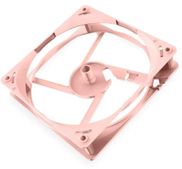 12cm Computer Case Fan Protective Frame PC Cooling Fan Housing Shell (Pink)