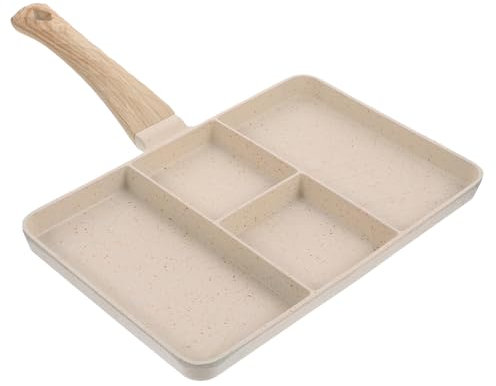 CRILSTYLEO Poêle À Frire Antiadhésive Pour Steak De Petit-déjeuner Poêle À Poulet Ergonomique En Alliage Daluminium