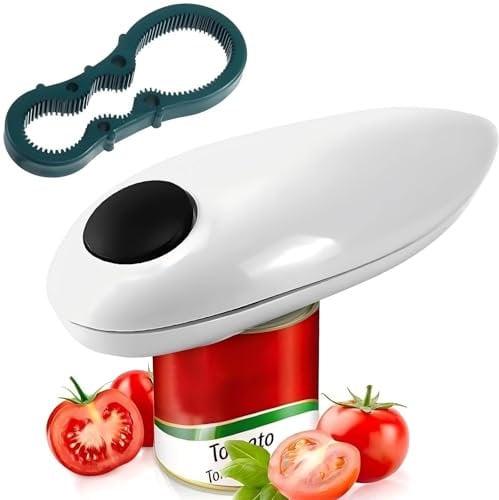 Electric Can Opener,One Touch Automatic Can Opener,Tin Opener Electric,Electric Tin Openers For The Elderly,Tin Openers That Work, Kitchen Tools Suitable For Users With Arthritis And Limited Mobility.