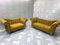 Luxuriöses Chesterfield Stella-Sofa-Set aus Stard-Samt, 3-Sitzer & 2-Sitzer mit silbernen Chrom-Beinen, elegantes Wohnzimmermöbel-Set mit Fußhocker