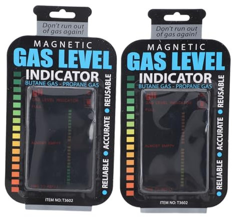 Fuel Gas Level Indicator, Color Scale Changes with Gas Level, Lightweight Portable Design, Easy to Use for Camping
