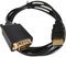 Leloco HDMI auf VGA Kabel 1,8M, Stecker auf Stecker, HDMI VGA Adapter 1080P, Kompatibel mit HDTV, Projektor, Monitor, Computer, Desktop, Laptop, Xbox, PC usw