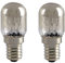 Unibulb E14 SES Halogen Fridge Light Bulbs, 60 Lumens, 15W, 2800K Warm White, Dimmable, Pack of 2