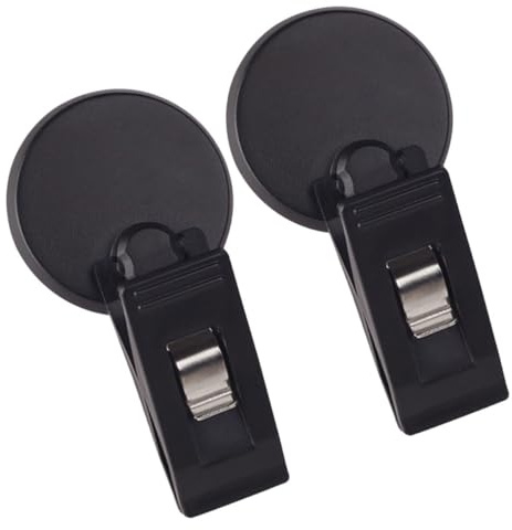 COHEALI Lot De 2 Pince À Billets Pour Voiture Pince À Ticket Parking | Adhésive Clip Monté Sur Voiture Pour Reçus Cartes D’Accès Et Carte De Carburant Installation Sans Outil Compacte