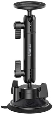 ULANZI ZJ06 Mag Safe-Halterung mit Saugnapf, Handyhalterung Auto mit Teleskoparm 20-34cm, 360 Grad Drehbar, Magnetische Halterung für Windschutzscheibe, Armaturenbrett & Schreibtisch