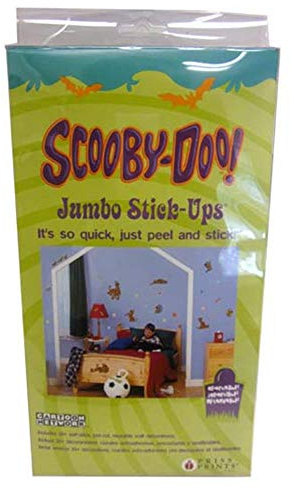 26 California Wholesale D233-40608-6 Scooby DOO Jumbo Stick-Ups, Mehrfarbig