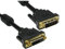 World of Data - 2m DVI Extension Cable - 24k Gold Plated - Ferrite Cores & Shielded to protect from EMI & RFI - Fully Moulded Black Plugs with Thumbscrews - Male to Female - DV-D Dual Link (24+1 pins)