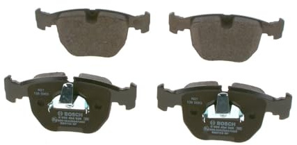 Bosch BP330 - Brake Pads Car Front Axle - 1 Set of 4 Pads | Bosch Quality - Reduced Noise and Dust - ECE-R90 Certified - Copper-Free