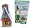 KNOX Räucher-Set Hütte -11,5 cm mit Tanne Räucherkerzen