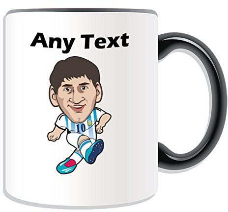 UNIGIFT Mug Leo Messi (thème de l'étoile de football, couleurs disponibles) - Personnalisable - Personnalisable - Lionel Andres Cuccittini Argentine