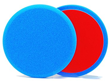 ALCLEAR 5516030S Polierpad Soft, Auto Polierschwämme, Durchmesser: 160x30 mm, blau,2er Set, Polierpad polieren Pad Schwamm Polierschaum f. Poliermaschine, Blue, Durchmesser Ø 160x30 mm, 5516030S_2