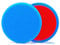 ALCLEAR 5516030S Polierpad Soft, Auto Polierschwämme, Durchmesser: 160x30 mm, blau,2er Set, Polierpad polieren Pad Schwamm Polierschaum f. Poliermaschine, Blue, Durchmesser Ø 160x30 mm, 5516030S_2