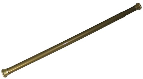 DUSCHVORHANGSTANGE TELESKOPSTANGE KLEMMSTANGE FÜR DUSCHVORHANG! (140-250 cm, Gold) Gardinenstange