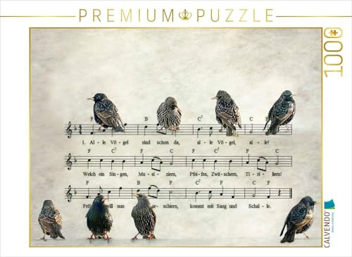 CALVENDO Puzzle Alle Vögel sind Schon da | 1000 Teile Lege-Größe 64 x 48 cm Foto-Puzzle für glückliche Stunden