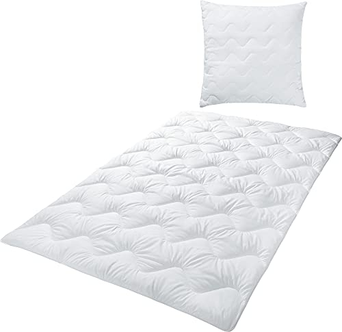 Erwin Müller Kinder-Bett-Set 2-TLG., Bettdecke, Kissen - anschmiegsam, feuchtigkeitsregulierend, hygienisch und pflegeleicht - Größe 135x200 cm (80x80 cm)