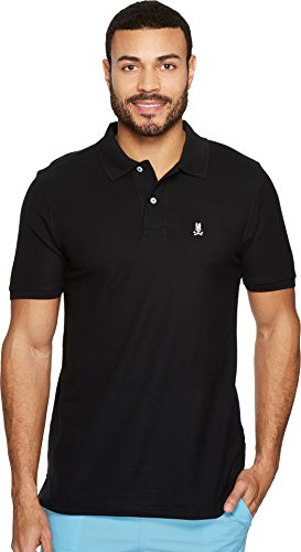Psycho Bunny Men's Classic Polo Black XXX-Large