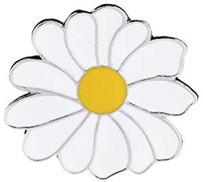 TENDYCOCO Tencycoco Badge en Forme de Marguerite pour Chemises