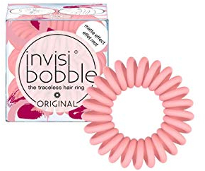 Invisibobble Original Elastic Haarmatte Matza Rosa X3, 3 Stück