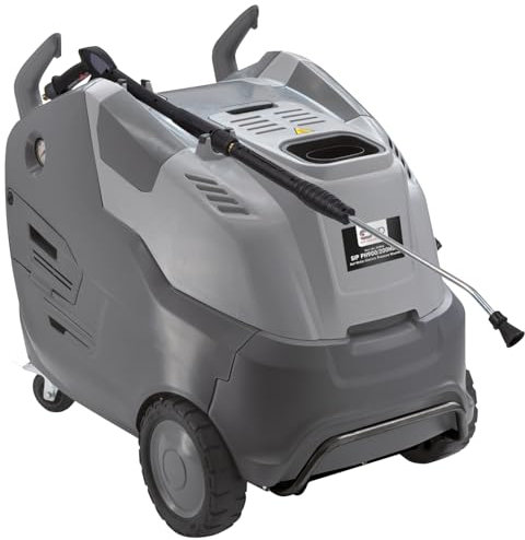 SIP TEMPEST PH900/200HDS Electric Pressure Washer, 5500W 7.5hp, 2900psi / 200 bar, Flow Rate 900l/h, Spray Lance with Adjustable Nozzle, 10m High Pressure Hose & Gun - Hot Steam