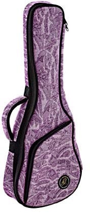 Ortega Guitars Jean Ukulele Gigbag - Tenor Ukulele Tasche - Höhe 69 cm - Breite 24 cm - Mit Schultergurten - Baumwolle / Leinen, Lila (OUB-TE-PUJ)