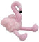 Relaxdays Butoir de Porte Flamant Rose, Tissu, 23 cm de Haut, Lourd, pour Le Sol, intérieur, cale décorative, Doux, Rose