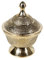 Orientalische Zuckerdosen Dosen aus Messing in Gold Kadir 14cm | Marokkanische Minzdose Tee Kaffee Dose klein | indische Vintage Vorratsdose Gewürzdose rund | Ramadan Dekoration auf dem Tisch