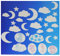 alles-meine.de GmbH die Eiskönigin/Frozen - Glow in The Dark - Sticker - Leuchtfiguren - Leuchten im Dunkeln - als Deko Sticker oder zum Hinhängen/Mobile - Leucht Figuren..