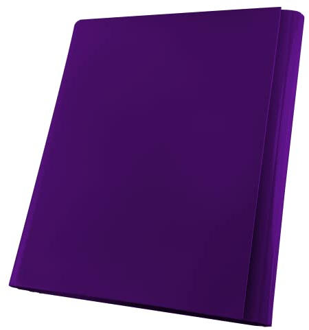 Netuno Sammelmappe A4 Pappe 40mm violett Dokumentenmappe Klappordner Kartonmappe mit Klettverschluss Mappe PP 1 Stück