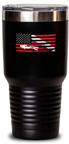 Gobelet isotherme en acier inoxydable de 887 ml avec drapeau américain