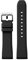 Stailer Uhrenarmband 20mm schwarz, aus hypoallergenes Fluorelastomer, Ersatzarmband in 20 mm, Rubber Armband mit Edelstahl Metall Schließe für Herren und Damen