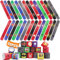 30 Stück Slap-Armband für Kinder, Partytütenfüller, Avengers-Superhelden-Armbänder, lustige Jungen- und Mädchen-Bänder, Vinyl-Rolle für Geburtstagsgeschenk