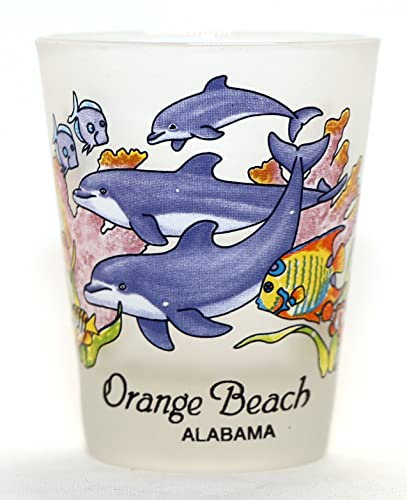 Orange Beach Alabama Jumping Delphins Schnapsglas