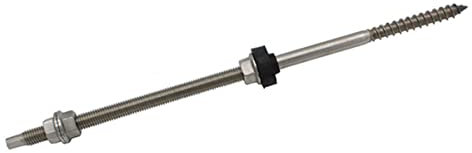 RANRAO Stockschrauben M10 mit EPDM und Sicherungsmutter + Adapter A2 Solar P hotovoltaik